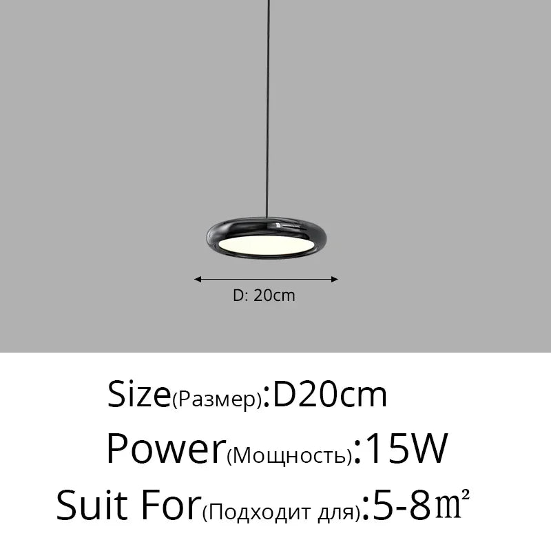 DecorBites™ Iron Pendant Chandelier for Home Kitchen Bedroom Bar Lighting