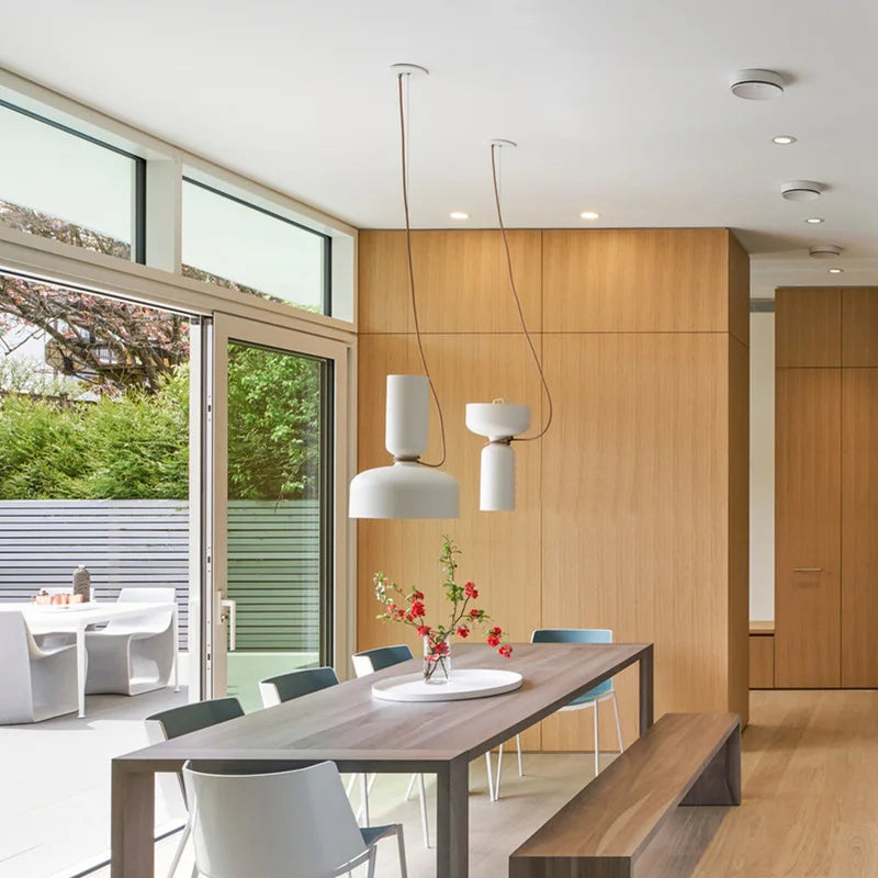 DecorBites™ LED Pendant Light: Minimalist Iron Fixture for Bedroom, Living Room, Restaurants & Bars