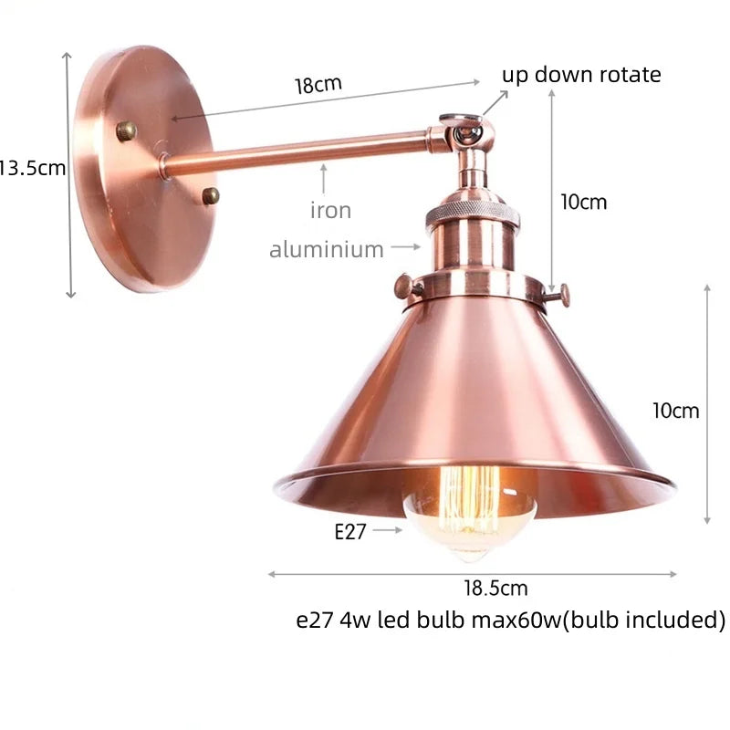 DecorBites™ LED Indoor Wall Lamps Silver for Bathroom Mirror Stair Dinning Room Home Decor