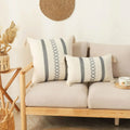DecorBites™ Bohemian Tassel Cushion Cover: Handmade Geometric Crochet Pillowcases