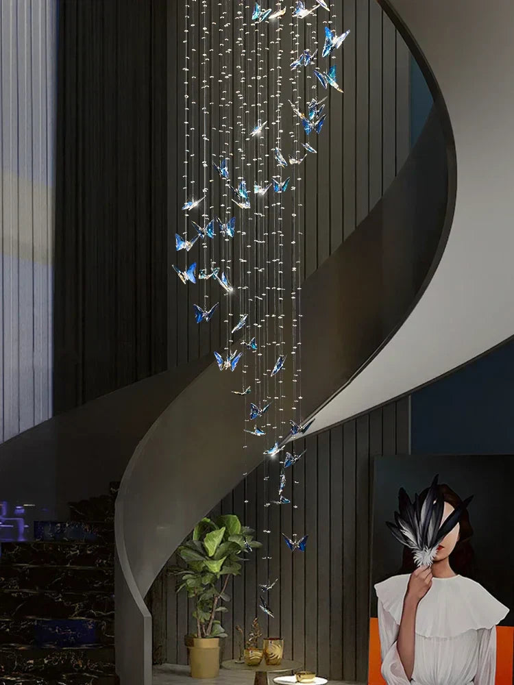 DecorBites™ Crystals Pendant Light Indoor Chandelier - Minimalist Hanging Lamp for Modern Spaces