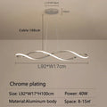 DecorBites™ LED Pendant Light: Modern Hanging Lamp for Living Dining Room Kitchen Bar Loft