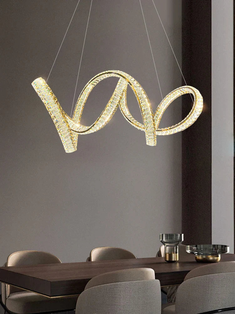 DecorBites™ Elegant Crystal Chandelier for Luxury Home Decoration