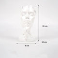 DecorBites™ Abstract Face Mask Silence Gold Resin Statue Home Decor Figurine