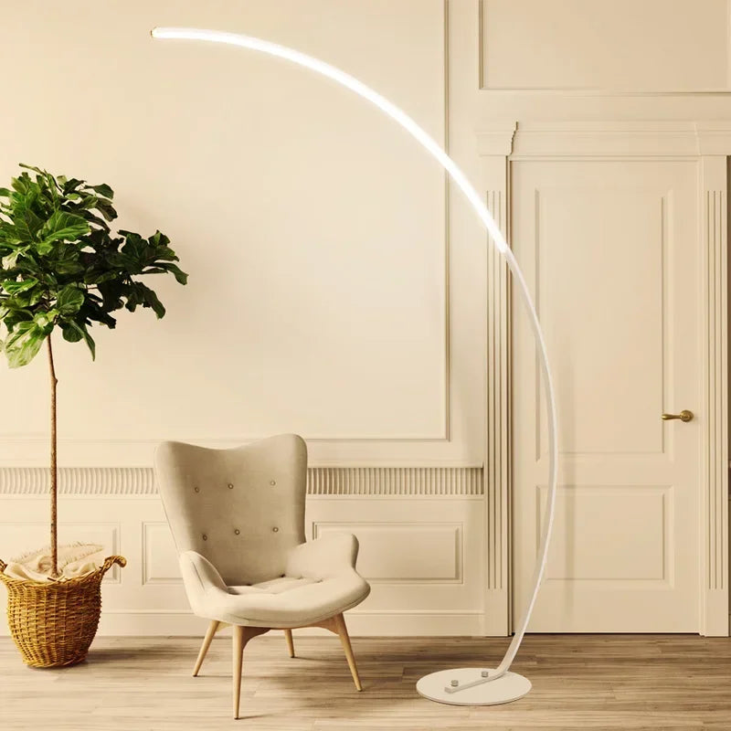 DecorBites™ Black LED Dimming Floor Lamp for Bedroom and Living Room