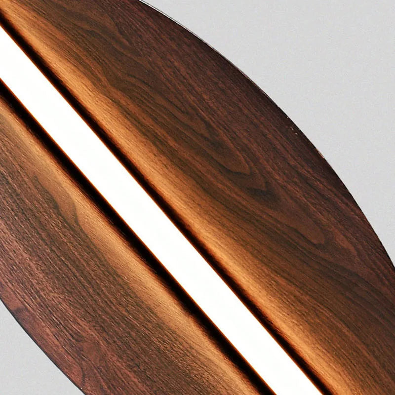 DecorBites™ Brown Metal Leaf Wall Sconce 3000K Modern Lamp for Home, Parlor, Bedroom