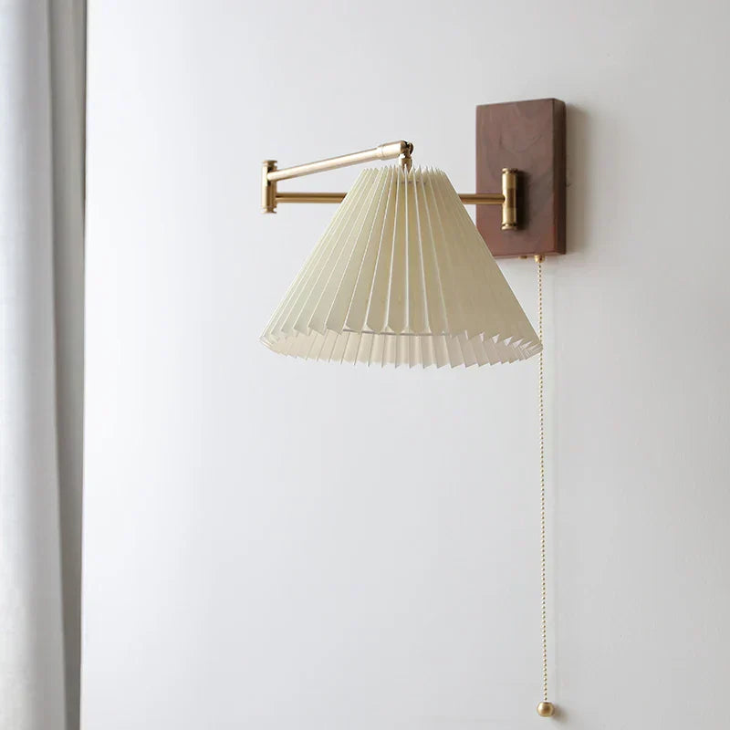 DecorBites™ LED Pull Chain Wall Lamp - Modern Nordic Sconce for Bedroom & Living Room