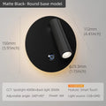 DecorBites™ Dimmable LED Wall Lamp with Touch Switch, 340° Rotatable Backlight for Bedside & Study