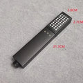 DecorBites™ Black High Pressure Handheld Shower Head for Water Saving and Bathroom Rainfall