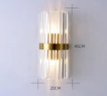 DecorBites™ Black Gold Crystal Wall Sconce LED Light for Bedroom Living Room Home Décor