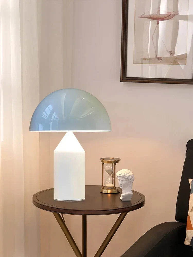DecorBites™ Golden Mushroom LED Desk Lamp for Home Decoration & Reading