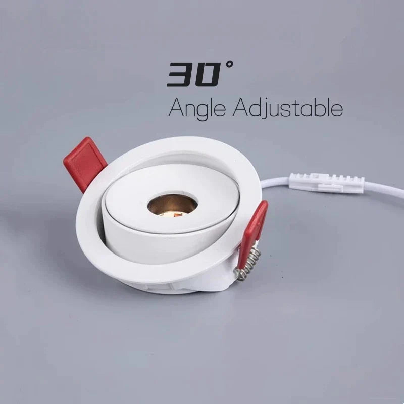 DecorBites™ LED Mini Ceiling Downlights: Anti-Glare Spot Lighting Fixture for Cabinets, Showcases, and more