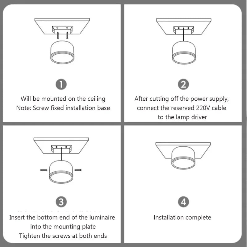 DecorBites™ LED Minimalist Ceiling Light for Home - Ultra Slim Round Modern Lamps