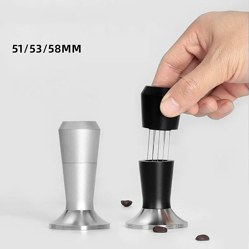 DecorBites™ Coffee Distributor & Tamper Set with Magnetic Stirrer and WDT Tool