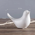 DecorBites™ Bird Figurine Set Nordic Ceramic Black White Table Sculptural Ornament