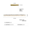 DecorBites™ Art Deco Marble Steel Chandelier: Modern LED Black Gold Lighting for Dinning Room