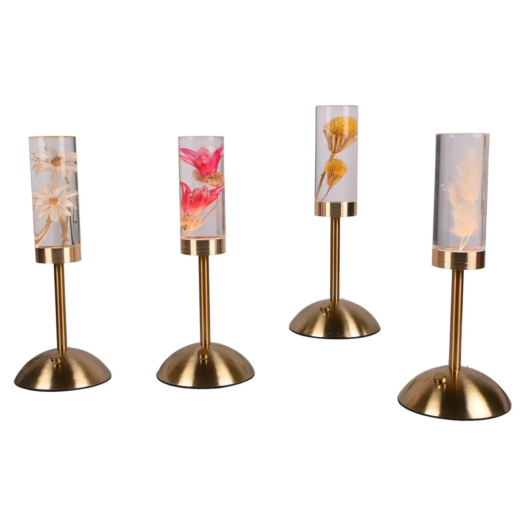 DecorBites™ Eternal Flower Acrylic Desk Lamp LED Nightlight Bedroom Bedlight Decoration