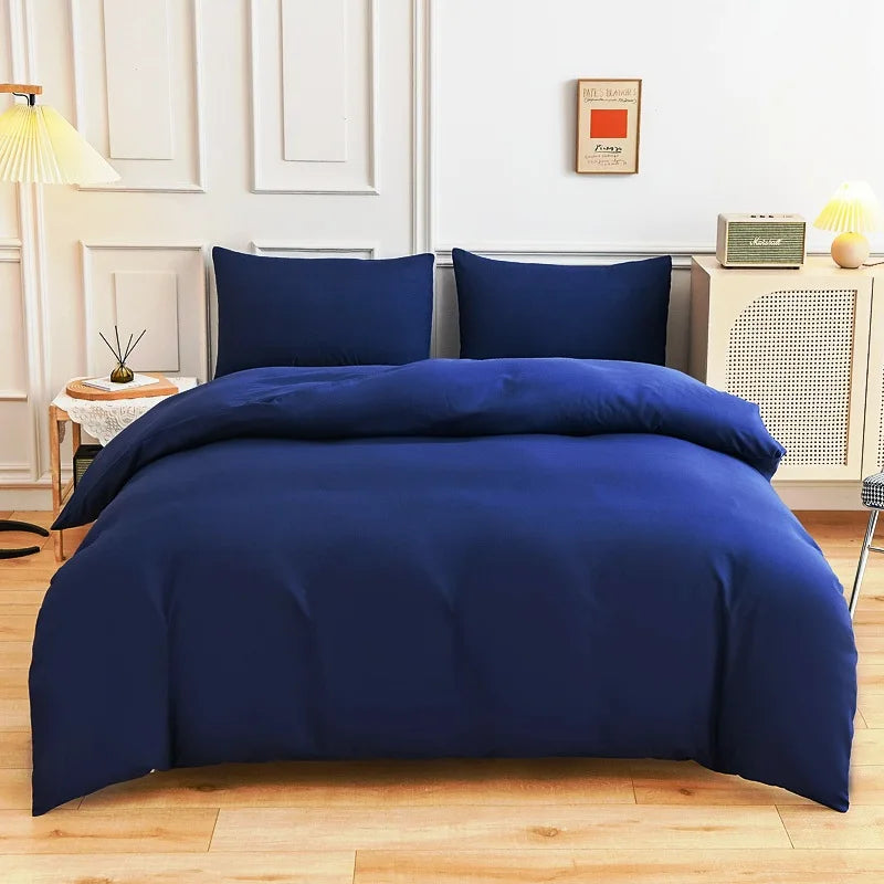 DecorBites™ Light Gray Luxury Duvet Cover Set with Sheet Pillowcases