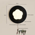 DecorBites™ Black Travertine LED Wall Lights Modern Home Decoration Bedside Lamps