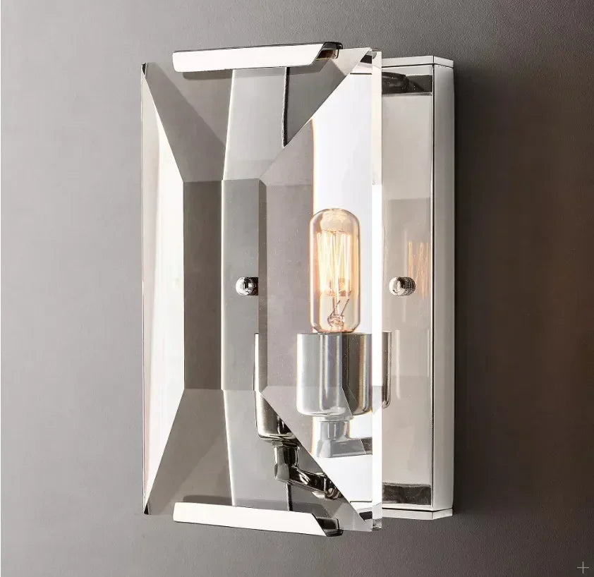 DecorBites™ Crystal LED Wall Sconces - Retro Style Bedroom Living Room Wall Lamp