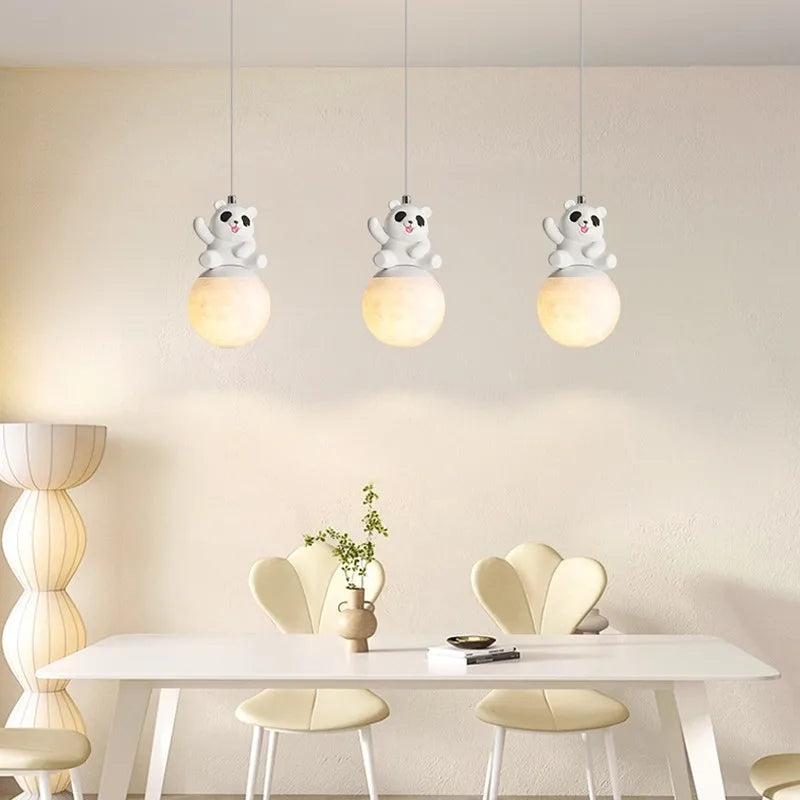 DecorBites™ Bear Bedroom Wall Lamp: Modern Chandelier for Home Decor and Indoor Lighting