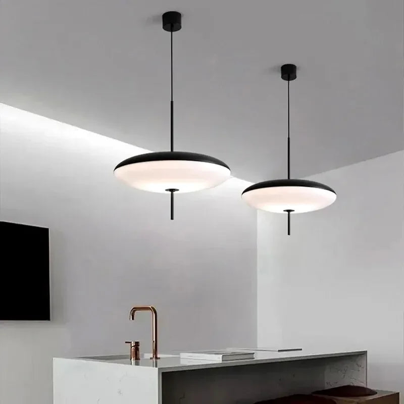DecorBites™ LED Flying Saucer Pendant Lights for Dining Room, Restaurant, and Living Room