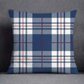 DecorBites™ Blue Geometric Floral Design Pillowcase - Modern Home Decor Cushion Cover