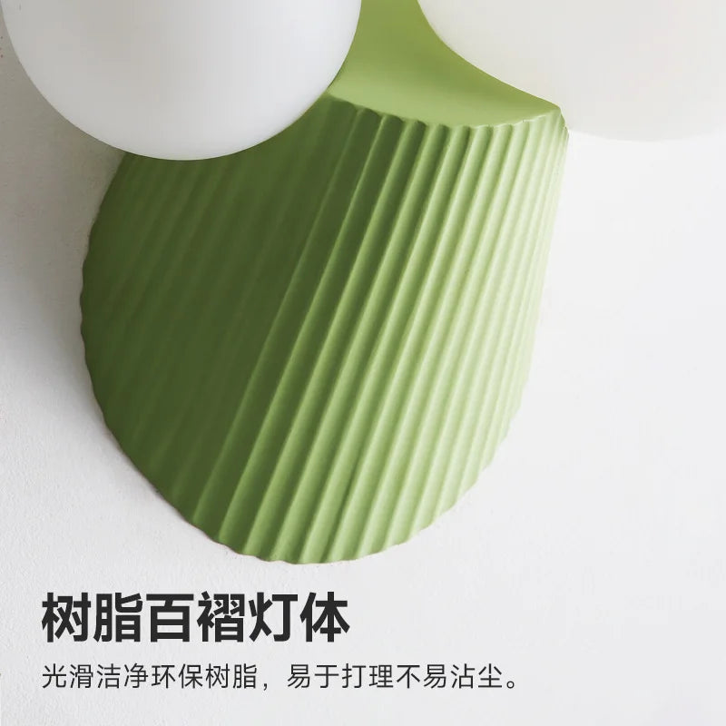 DecorBites™ Cactus Resin Glass Wall Lamp for Bedroom, Living Room, Study, Dining Room