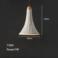 DecorBites™ Concrete Ceiling Hanging Pendant Chandelier for Bedroom, Restaurant, and Bar