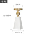 DecorBites™ Luxe Marble Candle Holder - Modern Minimalist Style