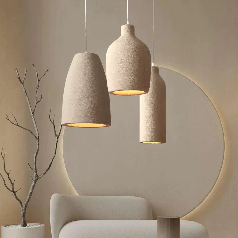 DecorBites™ Cement LED Chandelier Light for Home Decor and Bar Designer Bedroom