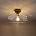 DecorBites™ Green Glass LED Pendant Light - Nordic Modern Copper Luminaire Suspendu