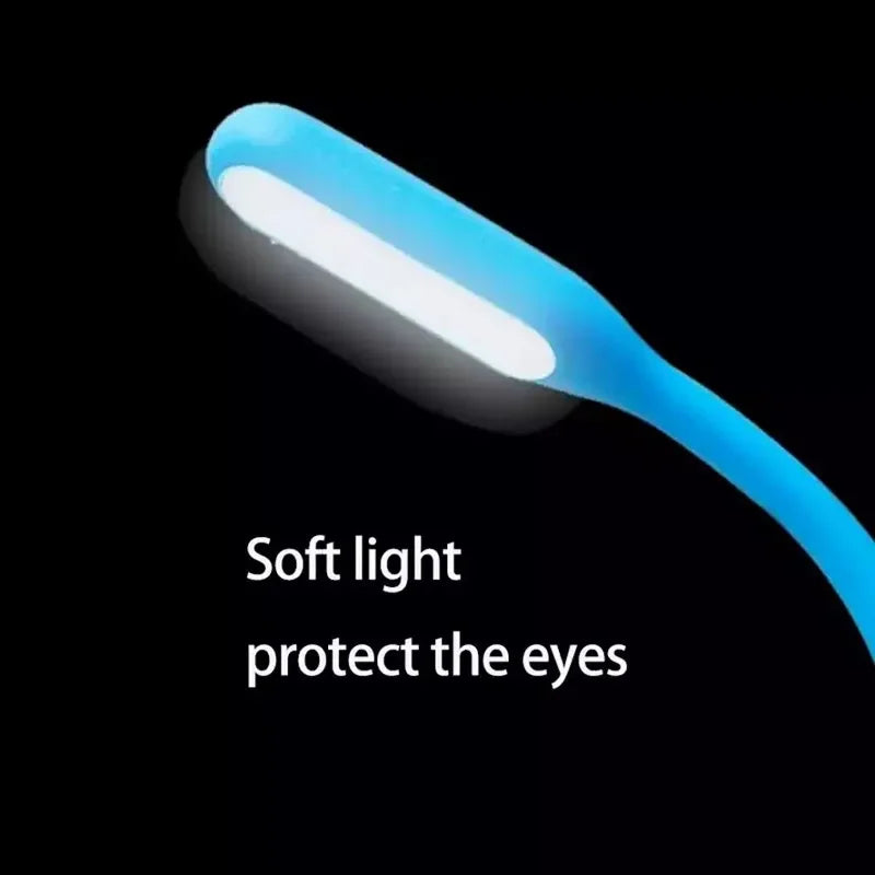 DecorBites™ LED Book Light: Portable USB Lamp for Power Bank/Computer, Protect Eyesight