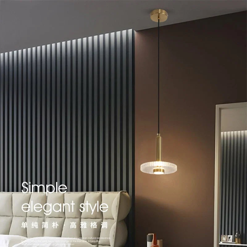 DecorBites™ LED Pendant Lights Acrylic Chandeliers Indoor Home Decor Lighting