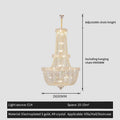 DecorBites™ Crystal Luxe Chandelier for Villa Hotel Living Room - European Modern Style