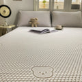 DecorBites™ Cooling Ice Bean Sheet Set: Breathable Rayon Mat & Pillowcases for Summer Bed