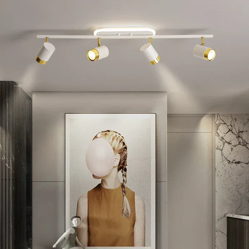 DecorBites™ LED Chandelier with Spotlights for Living Room Bedroom Ceiling Decor