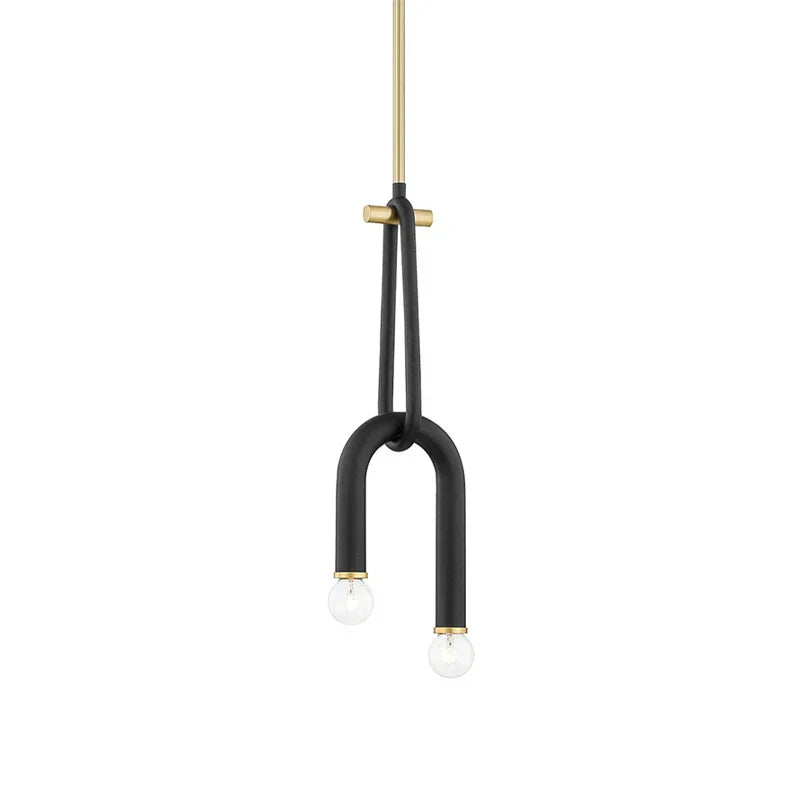 DecorBites™ LED Tube Chandelier Lighting High Ceiling Lustre Hanging Lamps for Home Deco