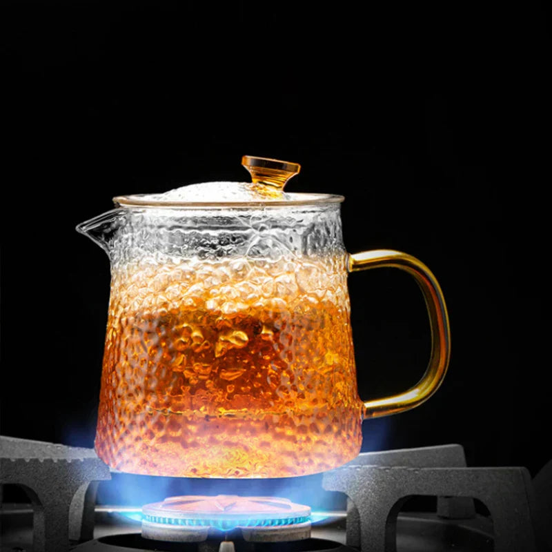 DecorBites™ Glass Tea Pot Set for Kung Fu Tea and Coffee Brewing