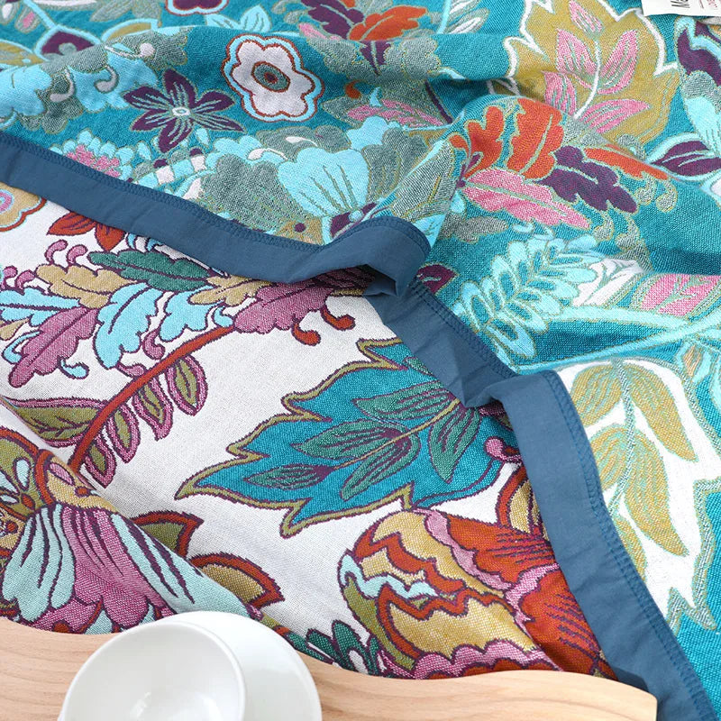 DecorBites™ Japanese Cotton Gauze Summer Blanket - Luxury Soft Quilt and Sofa Towel for Adults