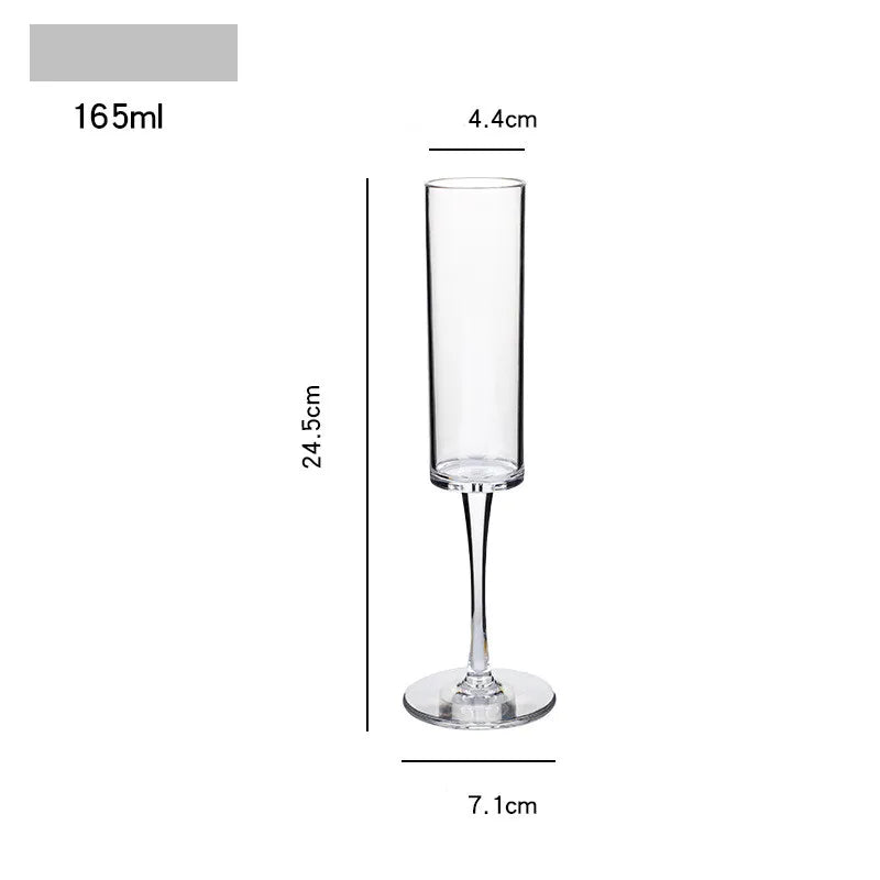 DecorBites™ Bubble Champagne Glasses Set of 2 - Creative Goblets for Cocktail Parties