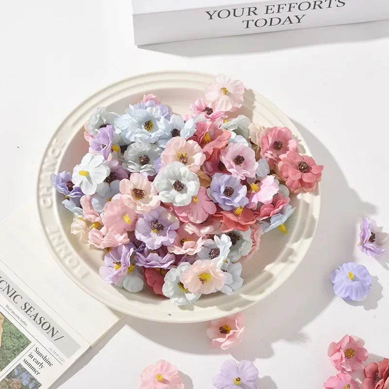 DecorBites™ Mini Daisy Artificial Flowers for DIY Wedding Decor and Crafts