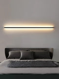 DecorBites™ Bedroom Wall Lamp: Nordic Strip Light, Minimalist Design, Black Background, Decorative Luminaires