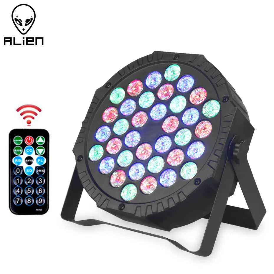DecorBites™ LED RGB DMX512 Par Light for DJ Disco Party Wedding Club Show