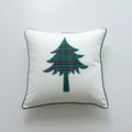 DecorBites™ Christmas Cartoon Letter Embroidered Pillow Cover Festive Sofa Cushion