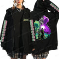 Funny The Apothecary Diaries Print Hoodies Men Women Casual Harajuku Zipper Hooded Pullovers Coat Anime Streetwear Sweatshirt