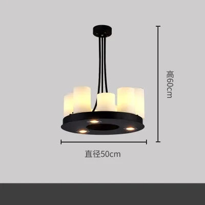 DecorBites™ Glass LED Chandelier - Stylish Lighting for Home Decor & Dining Room