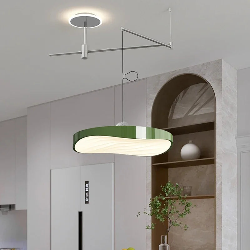 DecorBites™ LED Saucer Chandelier for Dining Room, Office & Home - Modern Lighting Luminaires