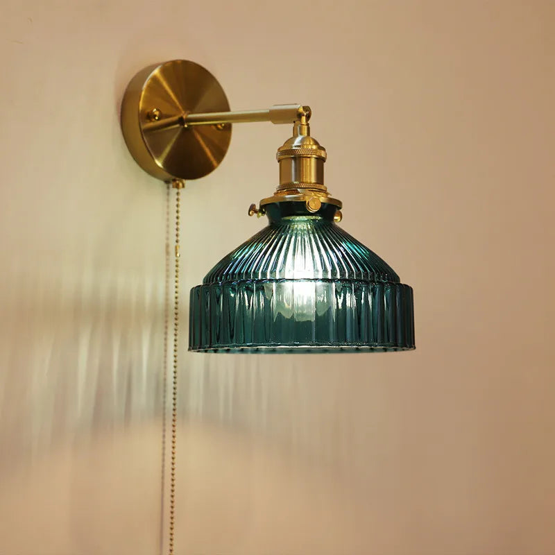 DecorBites™ Glass Shade LED Wall Lamp for Luxury Living Room Decor