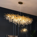 DecorBites™ Crystal Branch Chandelier for Living Bedroom Decoration LED Pendant Light